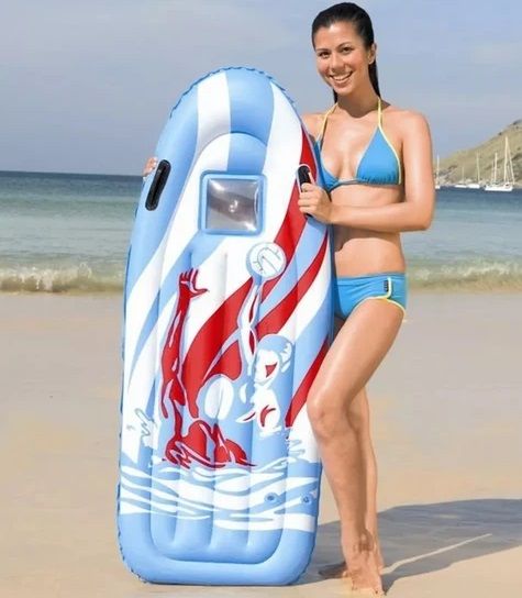 Tutunmalı Şişme Sörf Tahtası 142X58CM / Bestway 42005 Inflatable Deluxe Surf Rider