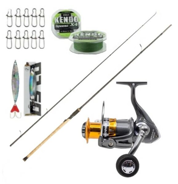 Dam Nanoflex Pro 2.70 M 14-40 Gr 2 Parça Spin Kamışı - Remixon Winner 4000 Spin Olta Seti