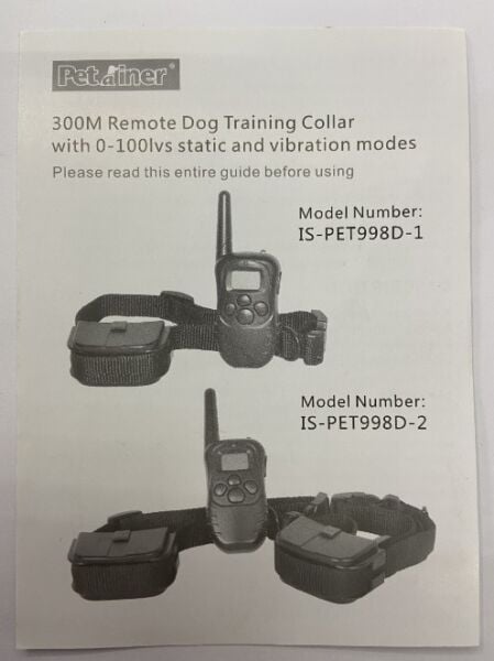Petrainer Köpek Eğitim Tasması