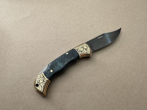 Damascus Dövme Çelik Kaliteli Çakı