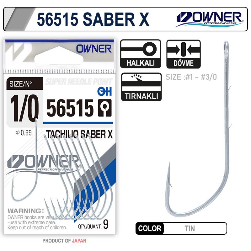 Owner 56515 Tachiuo Saber X Tin İğne 1
