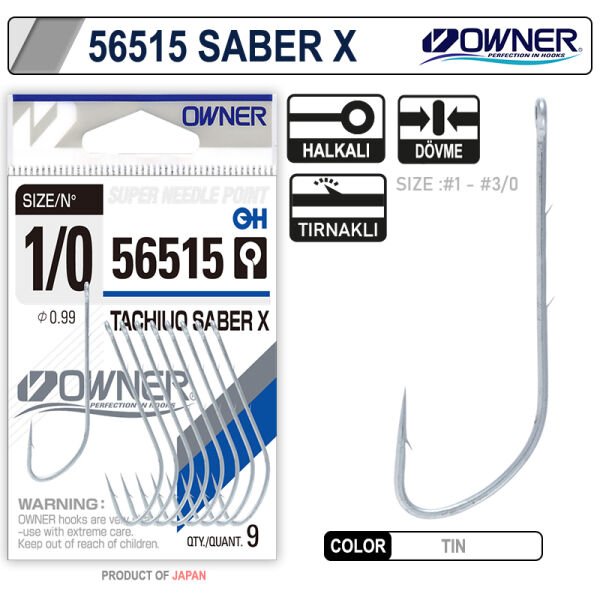 Owner 56515 Tachiuo Saber X Tin İğne 2-0