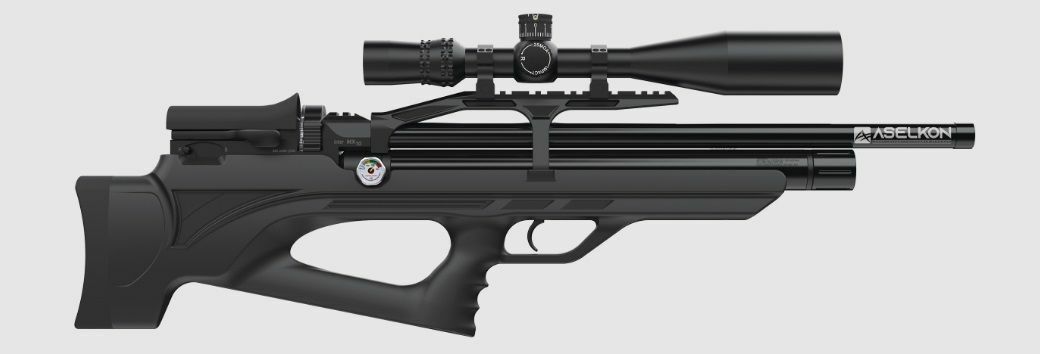 Aselkon Mx10 Black Pcp Havalı Tüfek Seti 4,5