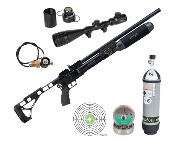 Huğlu Spark Karbon CR 500cc Pcp Havalı Tüfek Seti