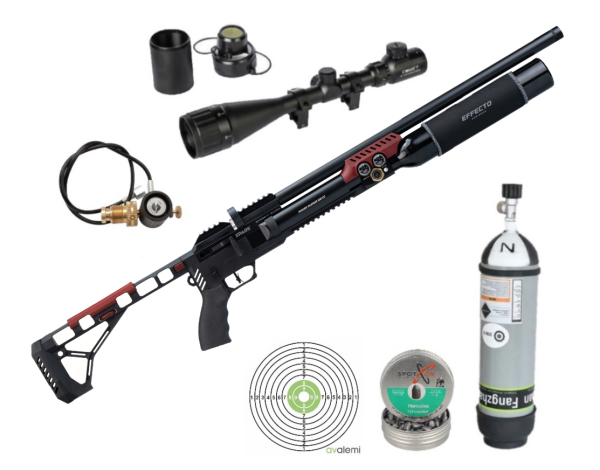 Huğlu Spark Alüminyum AL 500cc Pcp Havalı Tüfek Seti