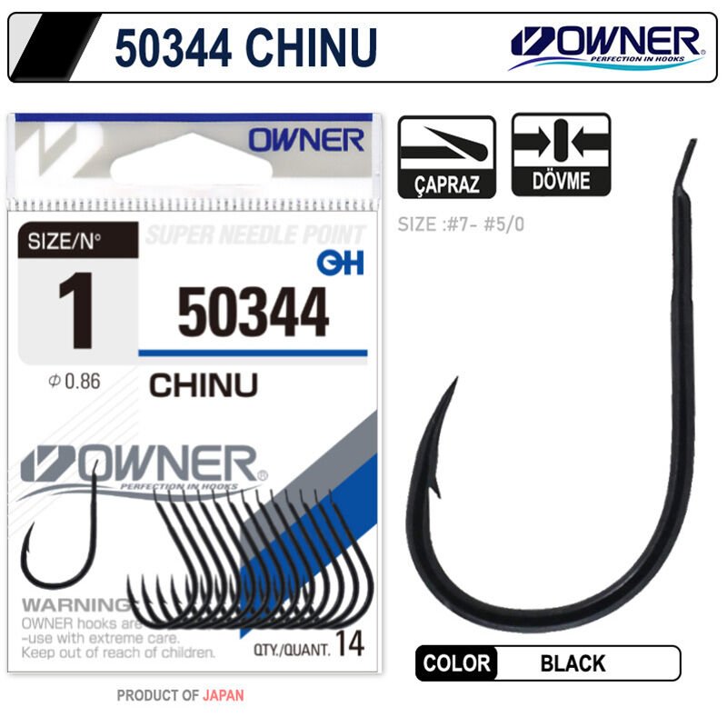 Owner 50344 Chinu Black İğne 6