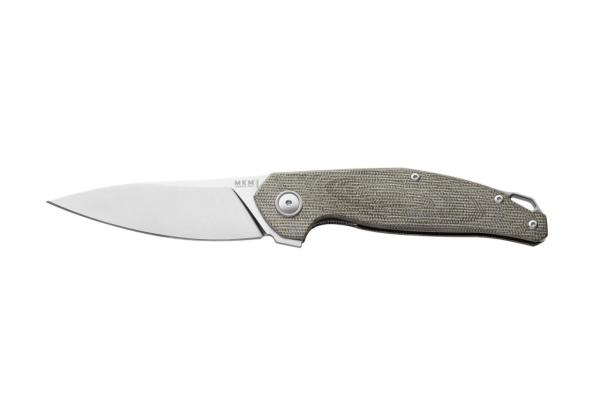 MKM Goccia Green Canvas Micarta Çakı
