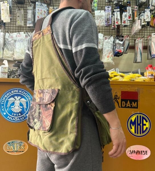 Askılı Çok Cepli Kaliteli Avcı Yeleği