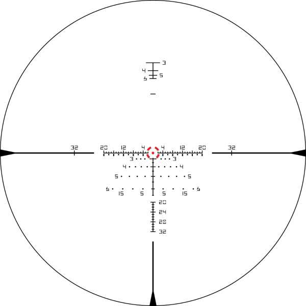Vortex Razor Gen III 1-10x24 EBR-9 Moa Tüfek Türbünü