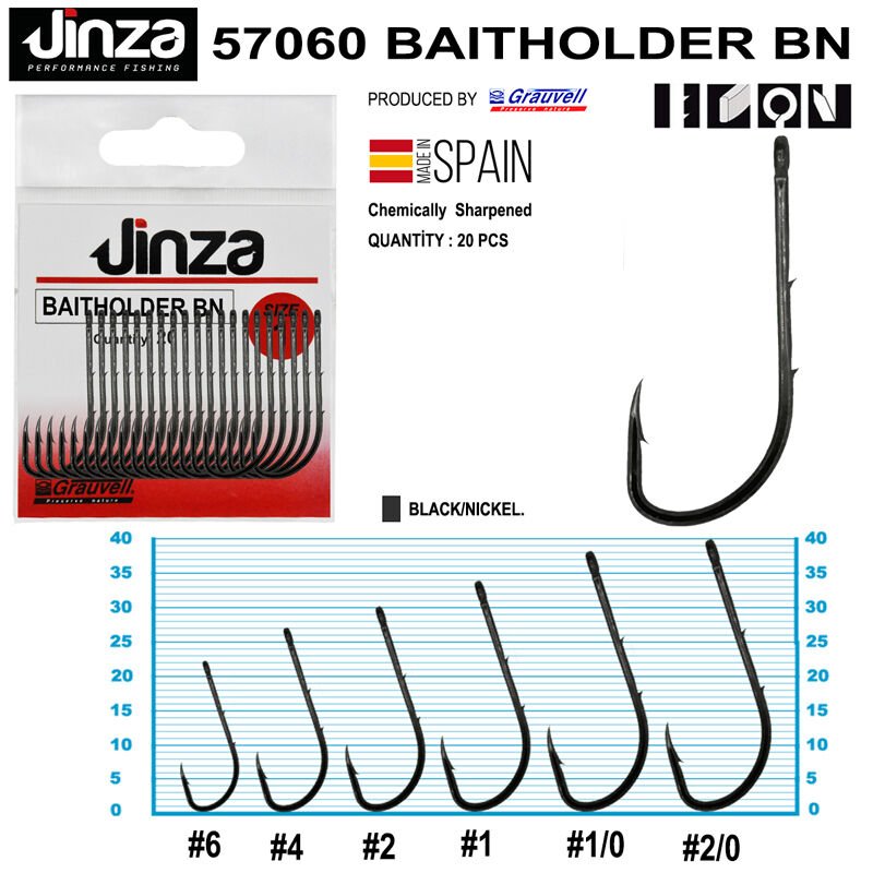 Jinza 57060 Baitholder BN Tırnaklı Yem İğnesi 20 Adet 4