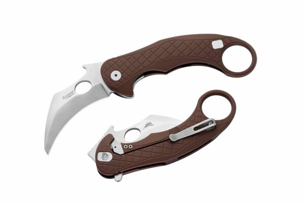 Lionsteel L.E.One Earth Brown/Stone Washed Çakı