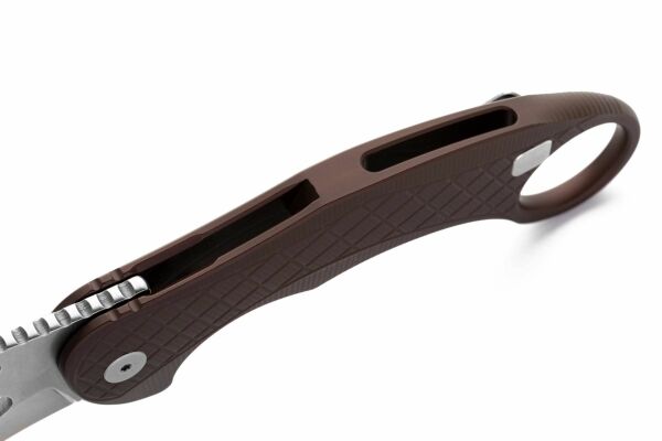 Lionsteel L.E.One Earth Brown/Stone Washed Çakı