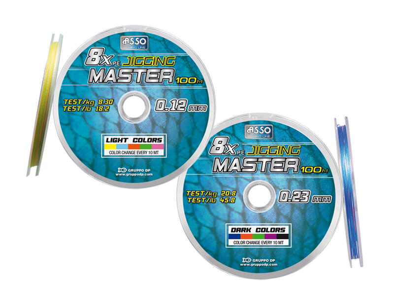 Asso Pe Jigging Master 8X Örgü İp Misina 100MT No: 0,33MM / 100MT