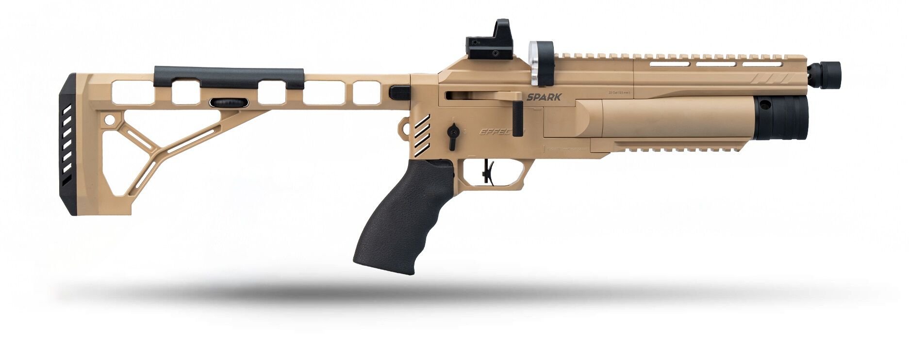 Huğlu Spark Mini Coyote Tan Pcp Havalı Tüfek