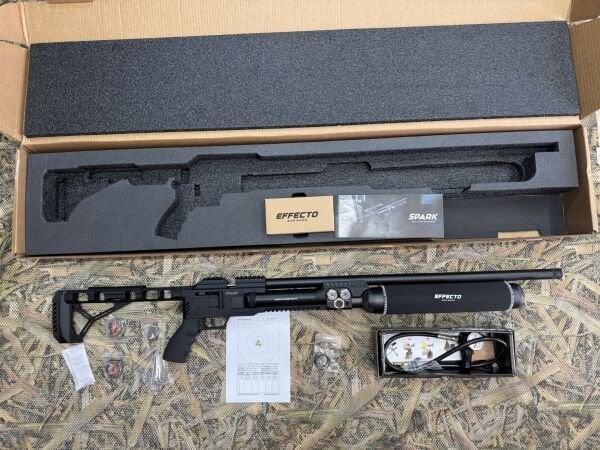 Huğlu Spark Cr 700 Karbon Siyah Pcp Havalı Tüfek