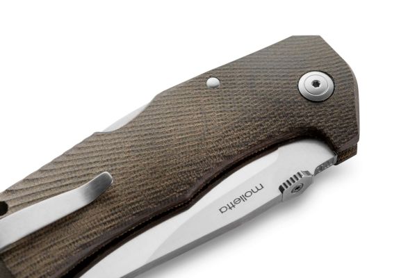 Lionsteel TM1 Canvas -Green Canvas, Satin Blade Çakı