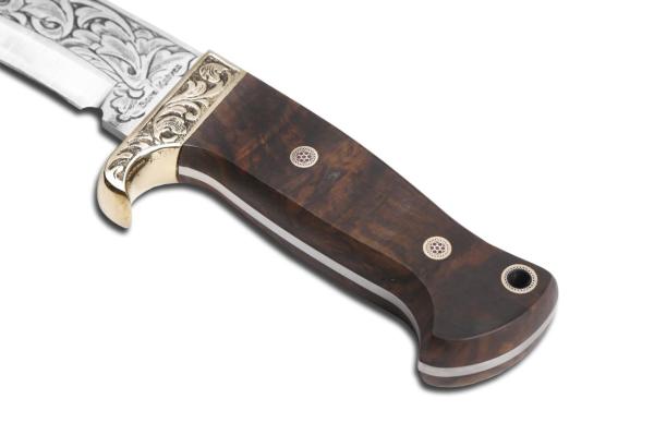 Bora 512C Kukri Ceviz Saplı Gravürlü Bıçak