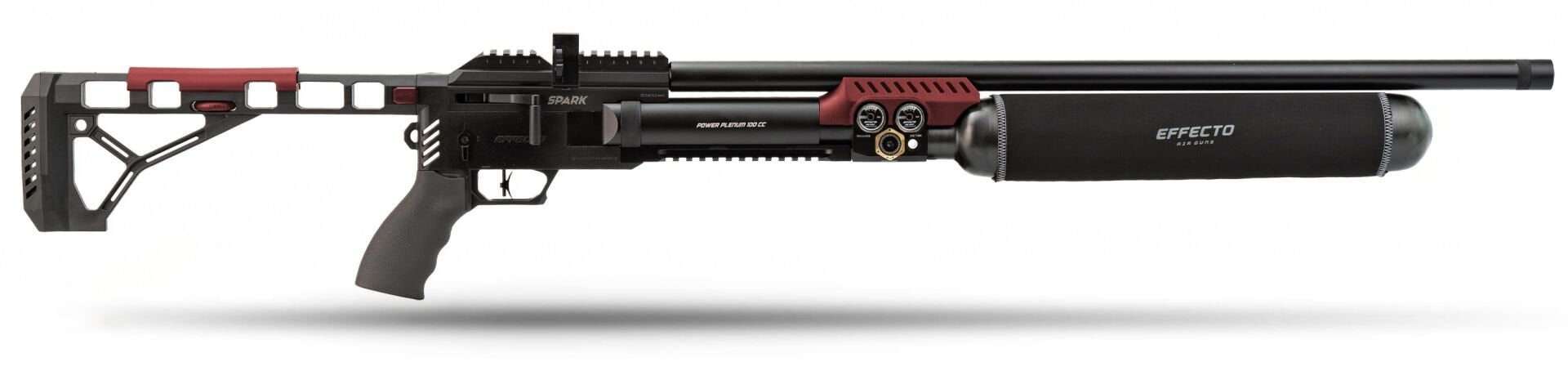 Huğlu Spark Cr 700 Karbon Kırmızı Pcp Havalı Tüfek