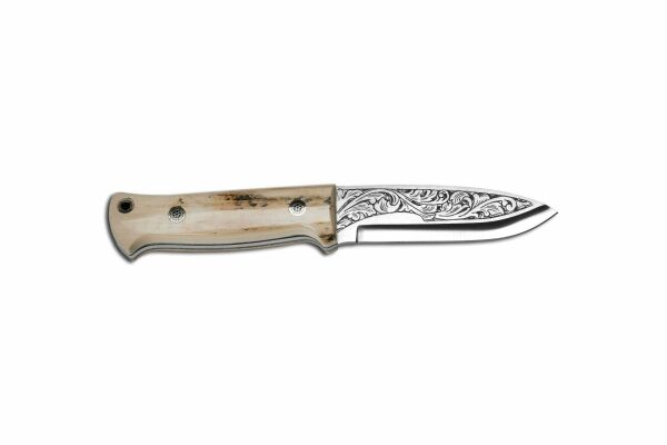 Bora 511 MD Mamut Dişi Sap Gravürlü Bıçak ''Survivor''