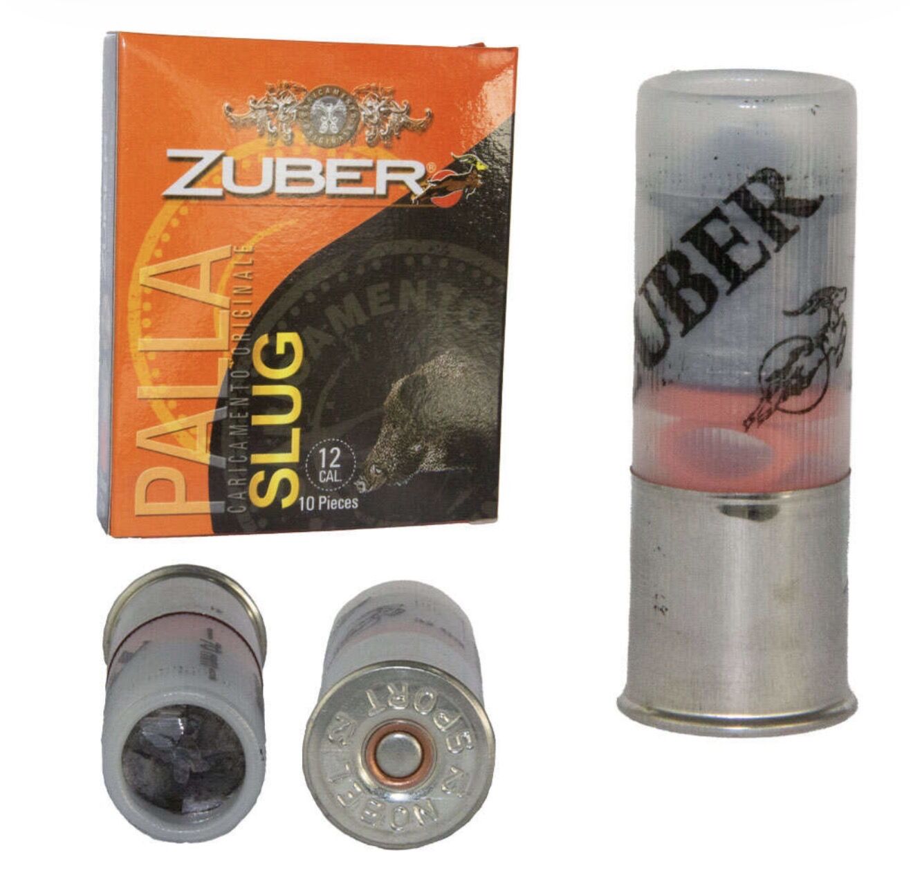 Zuber 12 Kalibre Palla Slug Tek Kurşun