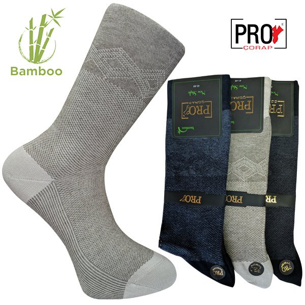 17104-1 Tumaniş Bambu Erkek Çorabı No: 41-44