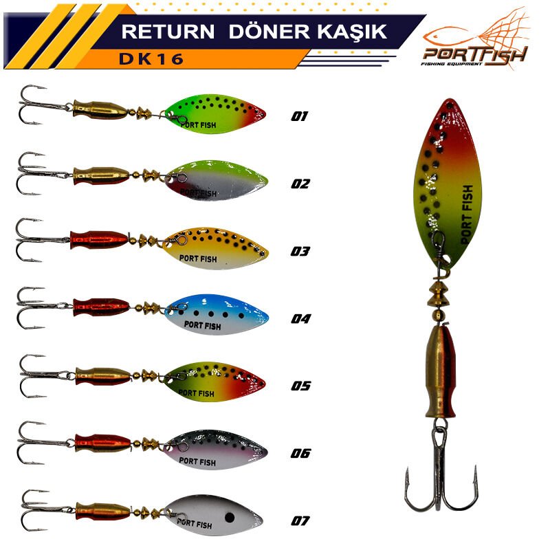 Portfish Return Döner Kaşık 16 gr 06