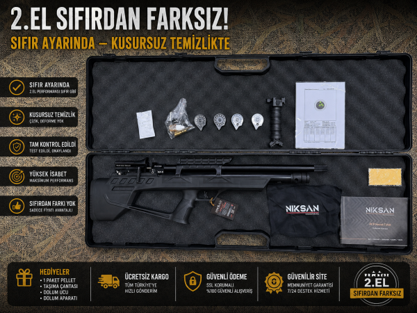 Niksan Elf-S Pcp Havalı Tüfek 2. El Pcp Havalı Tüfek