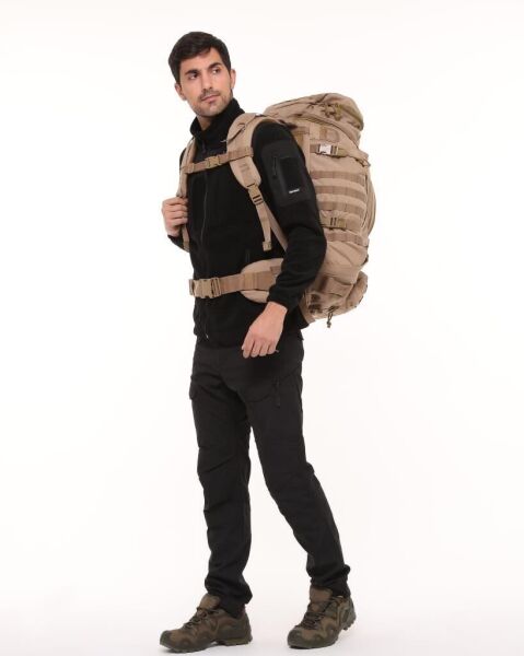 Single Sword Premium Kalite 100+10L Su Geçirmez Outdoor Sırt Çantası Bej