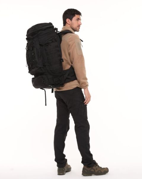 Single Sword Premium Kalite 100+10L Su Geçirmez Outdoor Sırt Çantası Siyah