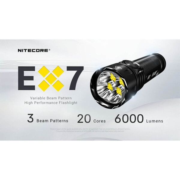 NITECORE EX7 6000 LUMEN EL FENER