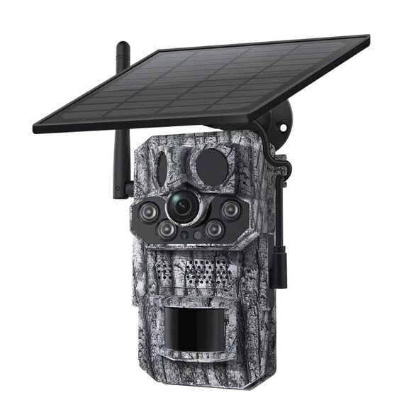 Avenir AV-S443H 3mp 4g Solar Panelli Gps Black Light Fotokapan Gece Görüşlü Sesli Kamera