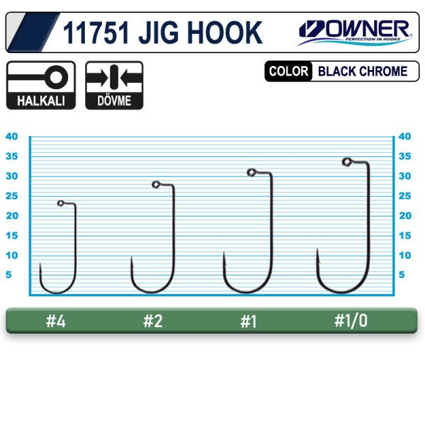 Owner 11751 Jig İğnesi (Adet) 1