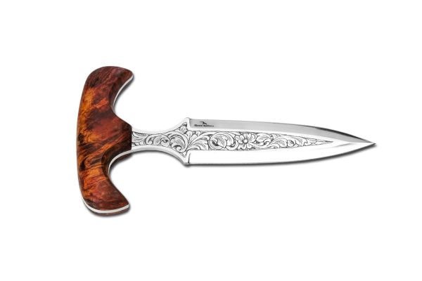 Bora Push Dagger Gravürlü Bıçak