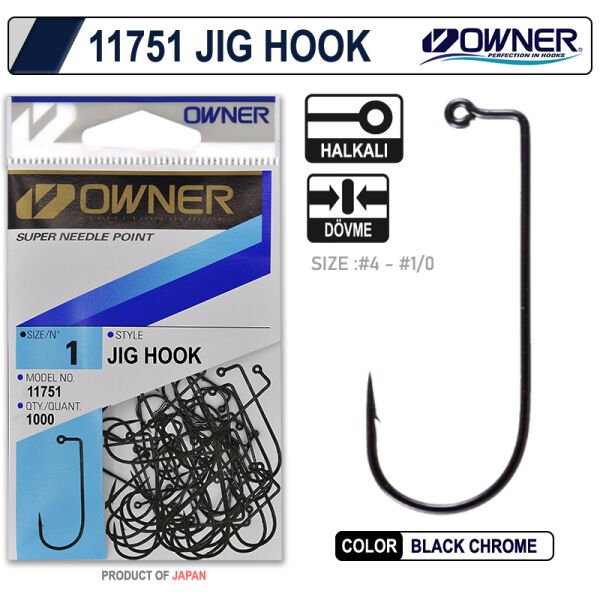 Owner 11751 Jig İğnesi (Adet) 2
