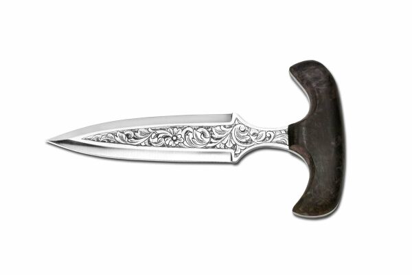 Bora Push Dagger Gravürlü Bıçak
