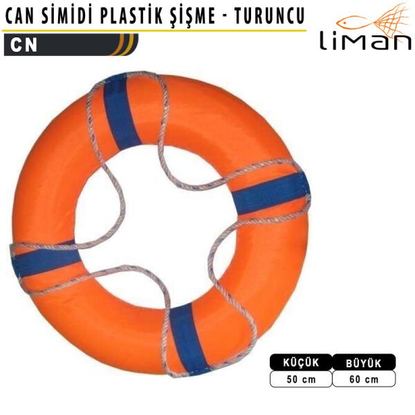 Liman Can Simidi Plastik Şişme - TURUNCU Büyük