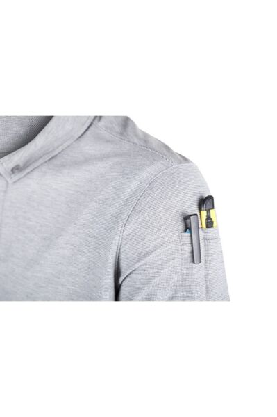 VAV Tlac-01 Polo Yaka Tişört - Gri