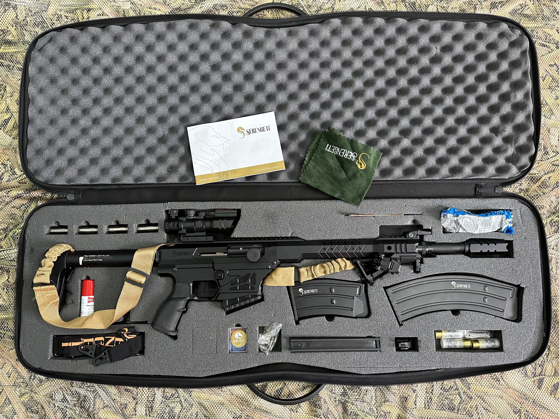 Serengeti Şarjörlü Otomatik Tüfek + Comet Red Dot 2. EL (SATILDI)