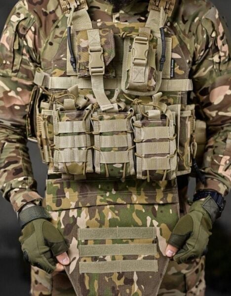 Single Sword Balistik Plaka Takılabilir Yan Korumalı Sırt Çantalı İlk Yardım Çantalı Hücum Yeleği Multicam