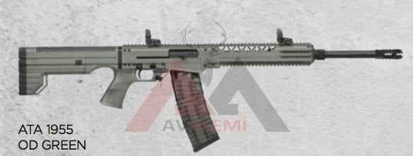 Ata Arms 1955 Yeşil 12 Cal. Şarjörlü Av Tüfeği