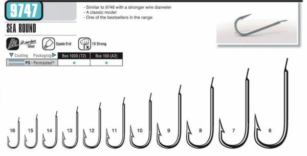 Vmc 9747PS (PERMA STEEL) Düz Perma Steel Kalın Paraketa İğnesi 9