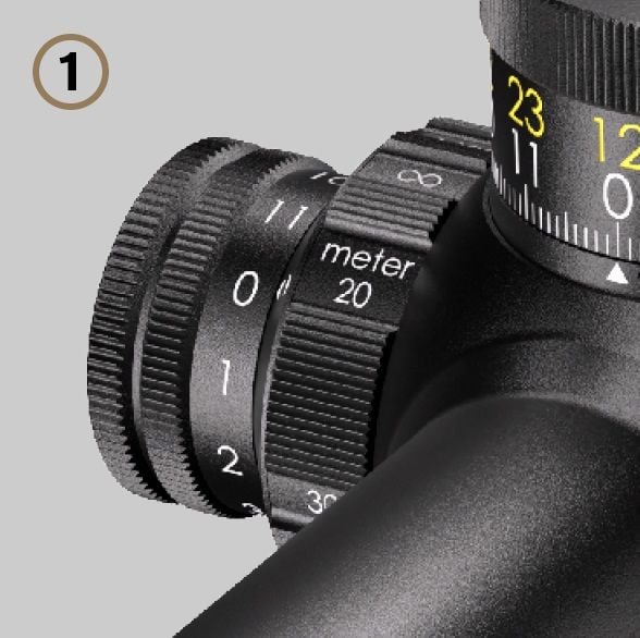 Schmidt Bender 10-60x56mm CM II High Performance US LPI M1FL 1/2cm ccw MT II Tüfek Dürbünü