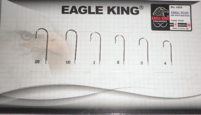 Eagle King 4404NI Düz Uzun Pala Nikel Çelik İğne ( VMC 9142NI ) 3