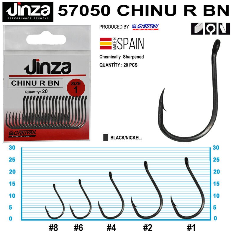 Jinza 57050 Chinu R BN Olta İğnesi 20 Adet 8