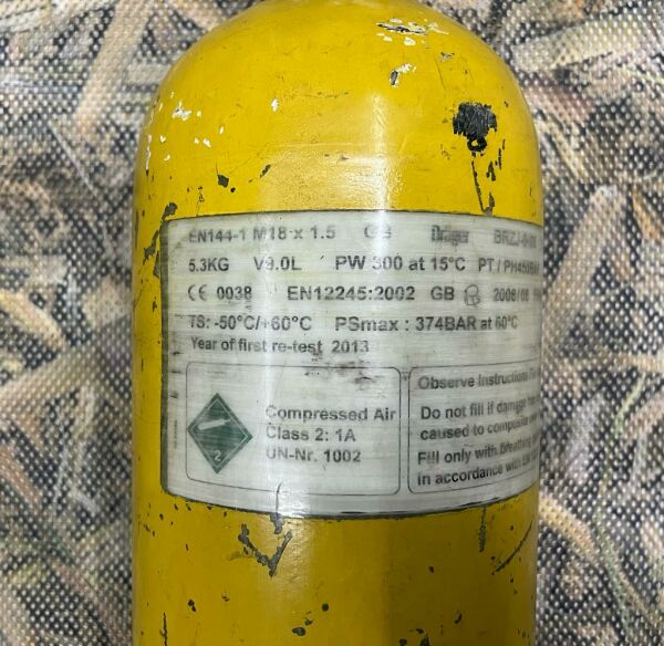 300 Bar 9 Litre Karbon Scuba Tüp