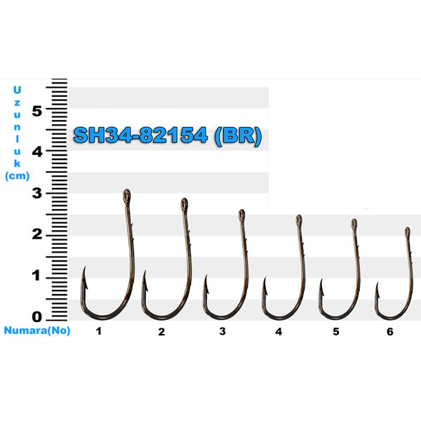 SH34-82154 Sea Horse No: 4 Bronz İğne (25'li)