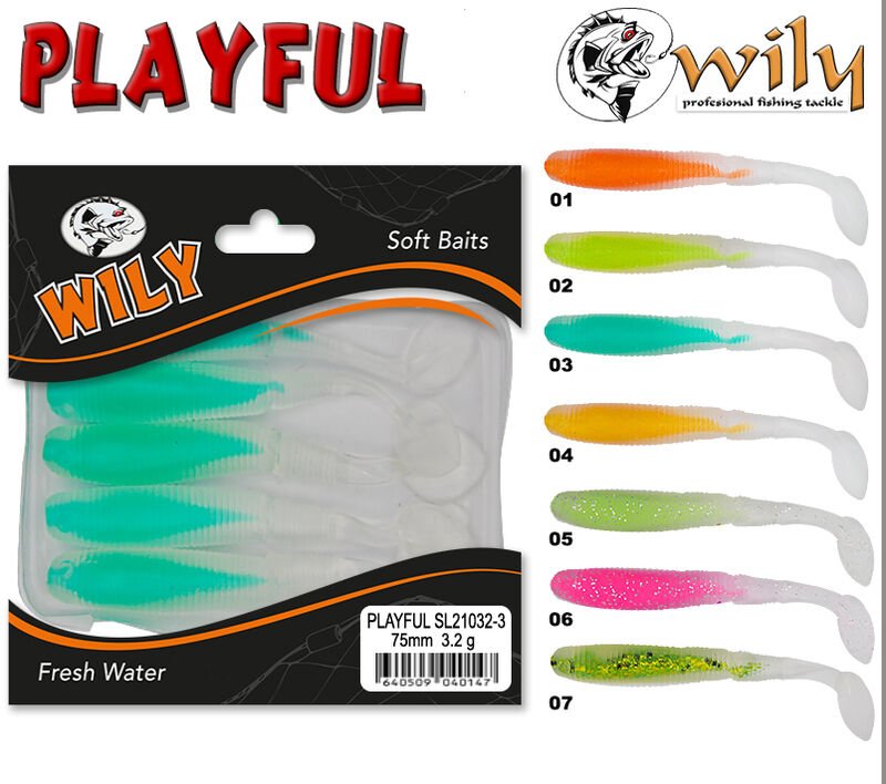Wily Playful Silikon Yem 7.5 cm 3.2 gr 06