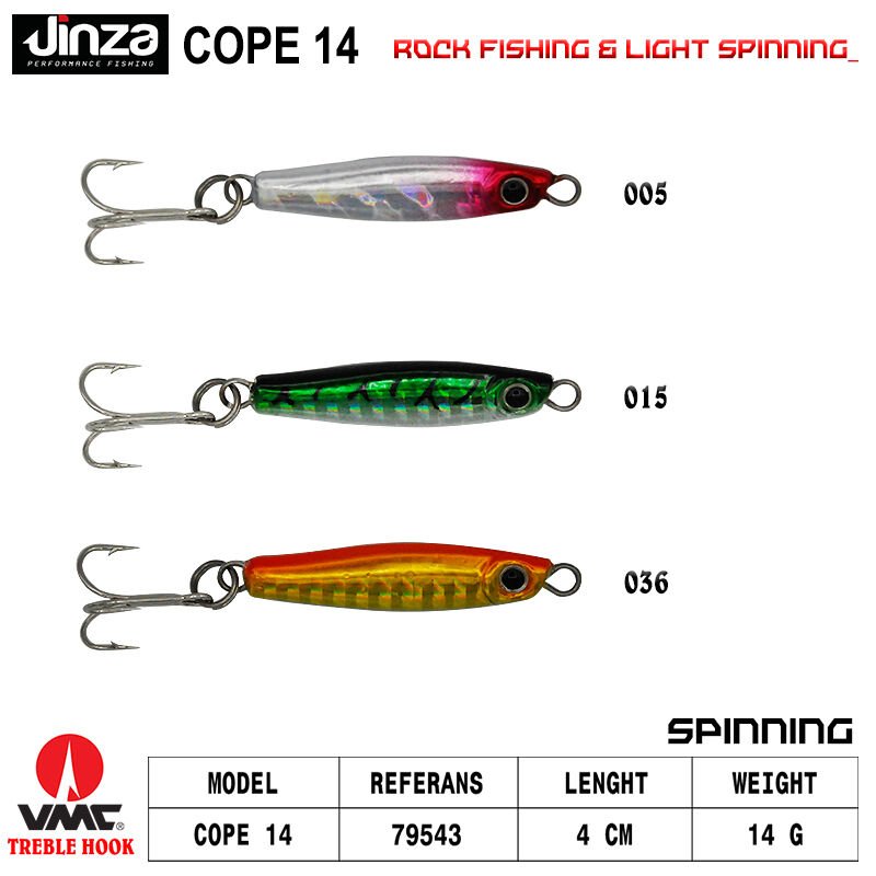 Jinza Cope 14 gr Baby Jig 40 mm 36