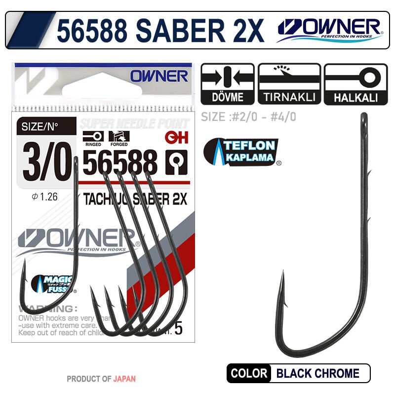 OWNER 56588 SABER 3-0