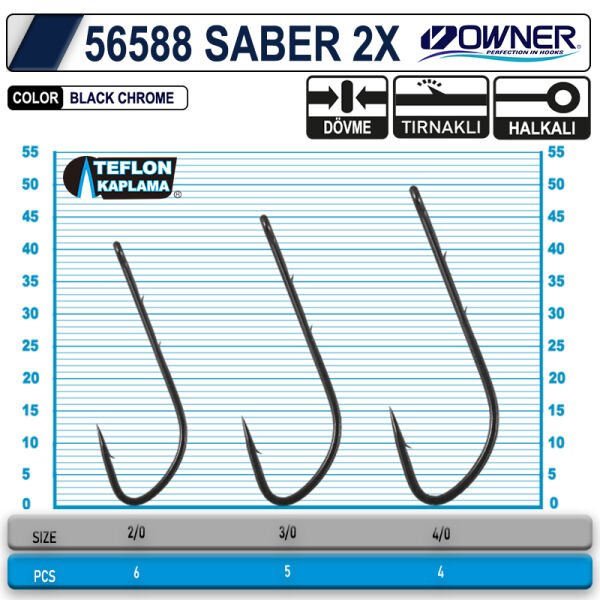 OWNER 56588 SABER 3-0